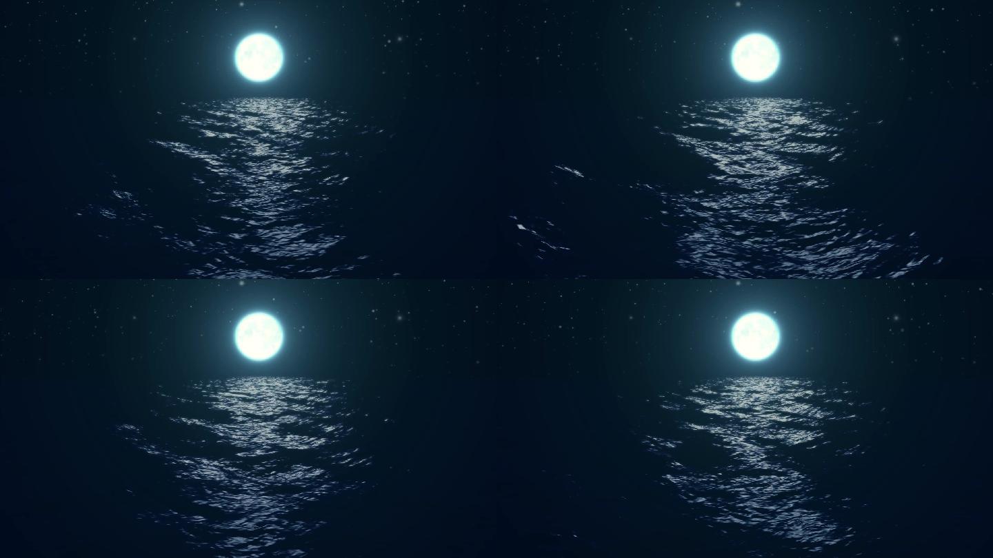 海上明月LED背景