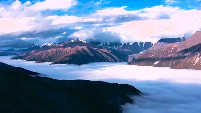 贡嘎雪山移动延时