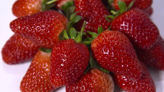 【原创4K】草莓水果新鲜草莓