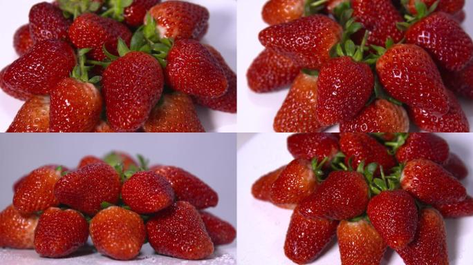 【原创4K】草莓水果新鲜草莓