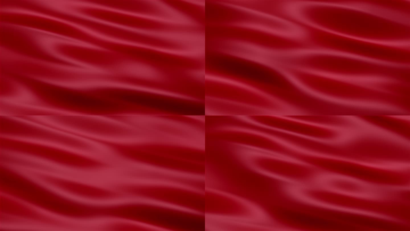 4K红丝绸动态背景-无限循环