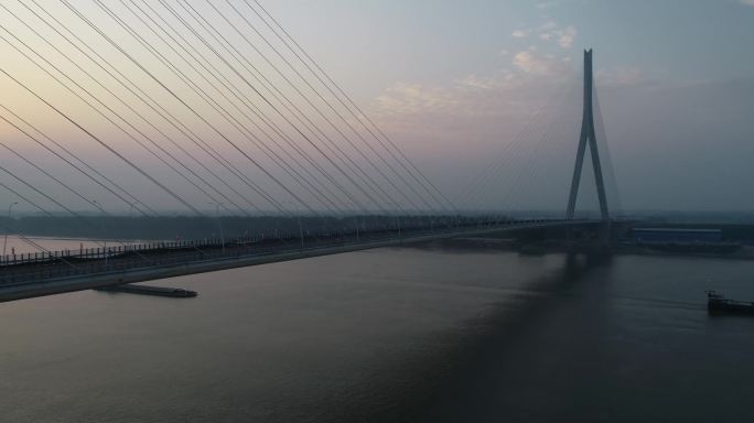 4K嘉鱼长江大桥