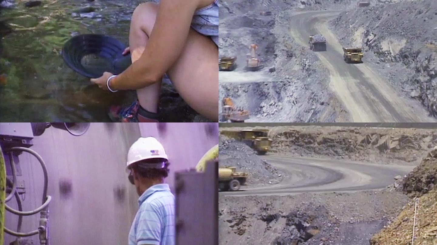 90年代美国加州淘金金矿