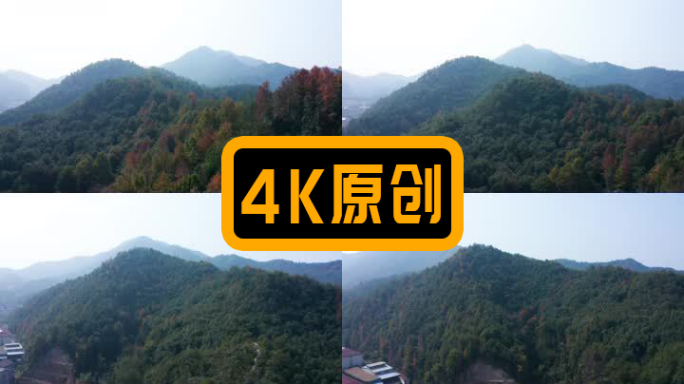 群山峻岭伟岸山林大气航拍