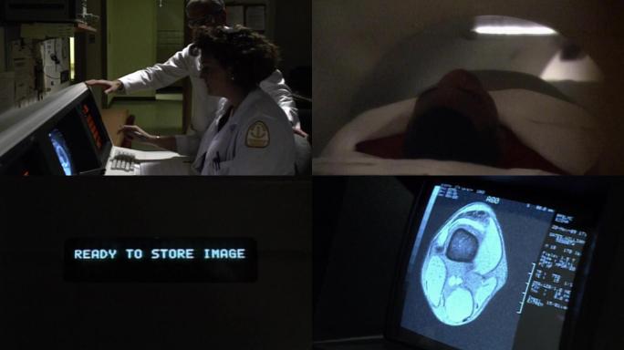 早期老式CT核磁共振体检门诊