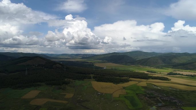 壮美山河祖国河山风景航拍