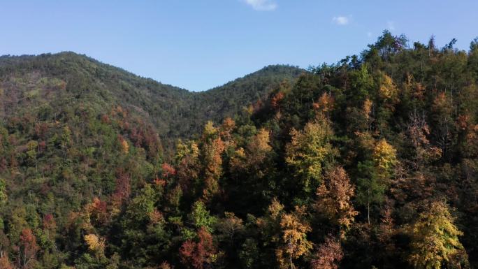 群山峻岭伟岸山林大气航拍