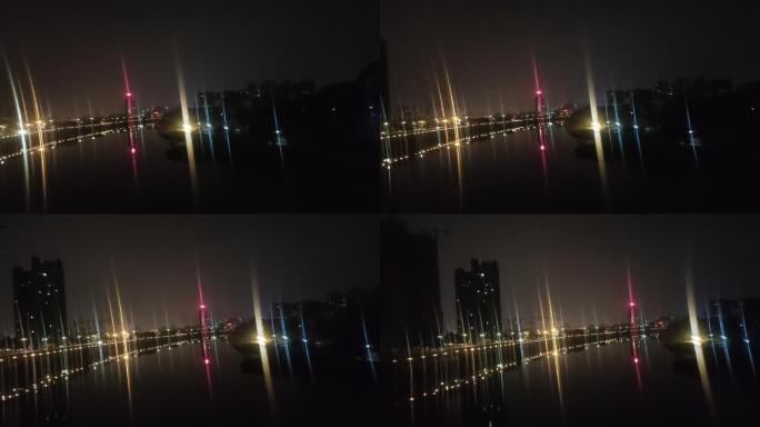 江边夜景4k