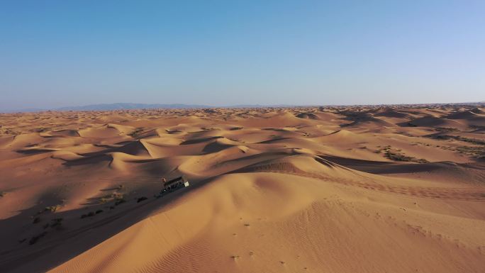 阿拉善盟沙漠航拍空境