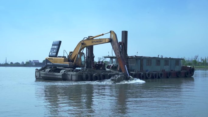 河道清淤河道清理清淤船水质净化水质修复