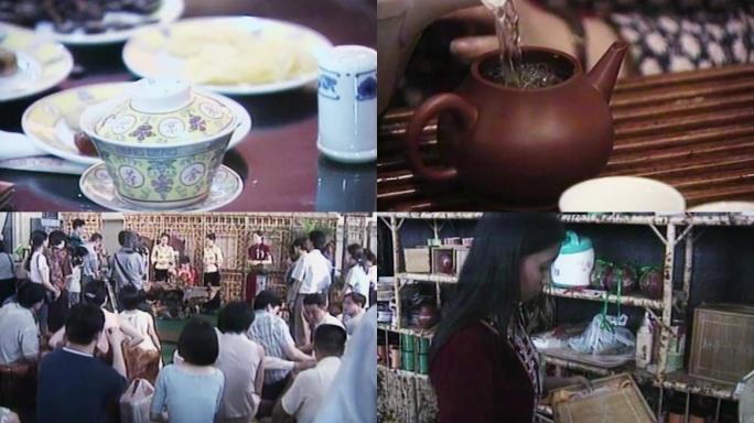 90年代茶馆京剧茶文化茶铺