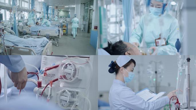 【4k】医疗医院ICU血液透析护理