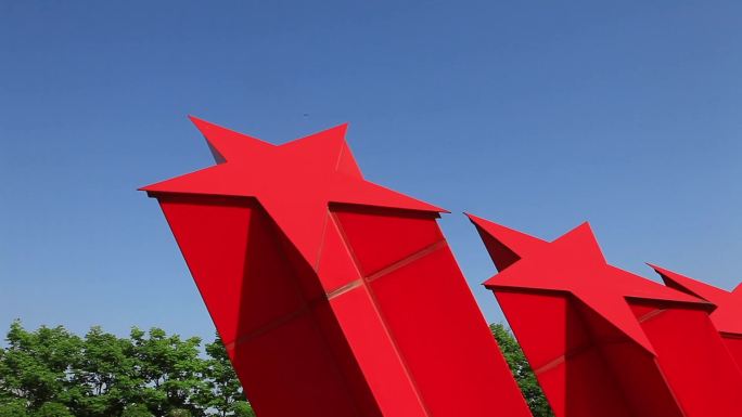 红色教育基地渡江胜利纪念馆红帆雕塑