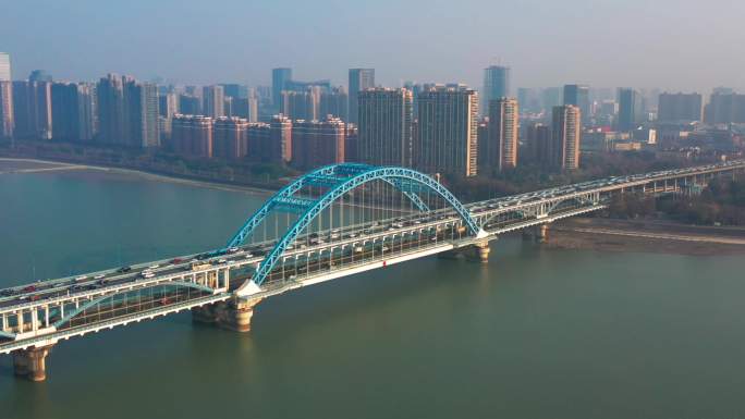 杭州复兴大桥航拍合集