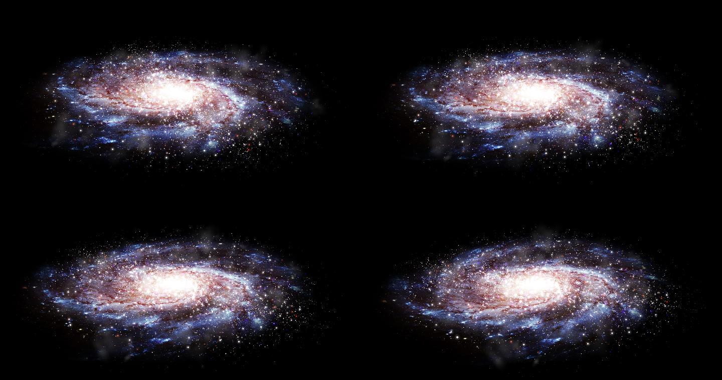 Galaxy银河系粒子星云4k