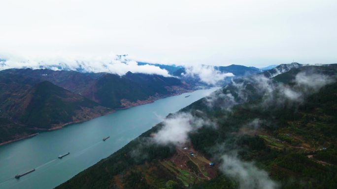 4K祖国大好河山万里长江水资源自然生态