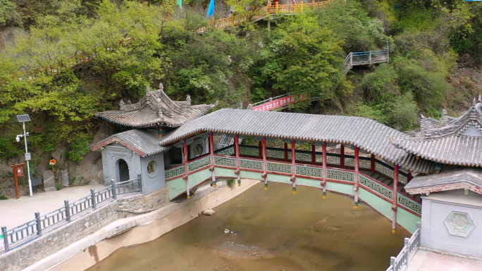 航拍兴隆山夏季风景