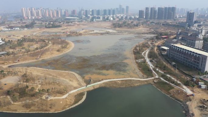 福州大学城高新区旗山湖在建