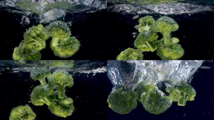 西兰花入水升格