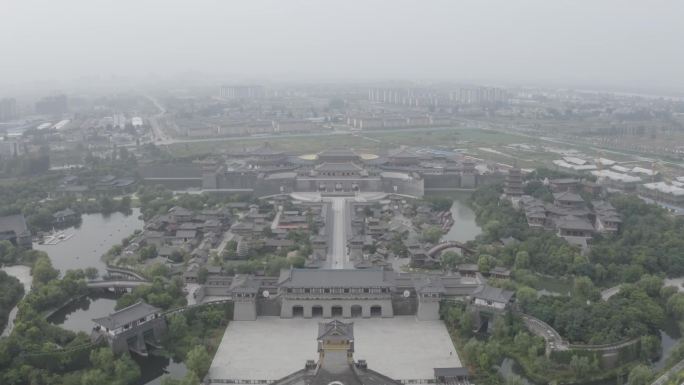 湖北襄阳宣传片襄阳唐城Dlog日夜景航拍