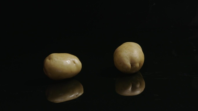 土豆特写土豆视频土豆素材马铃薯