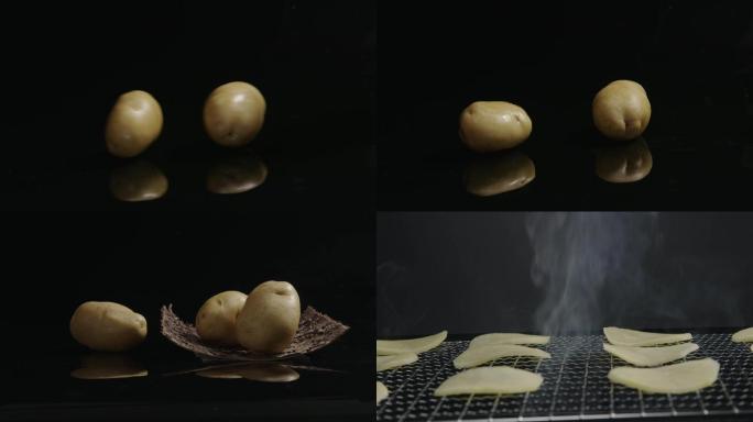 土豆特写土豆视频土豆素材马铃薯