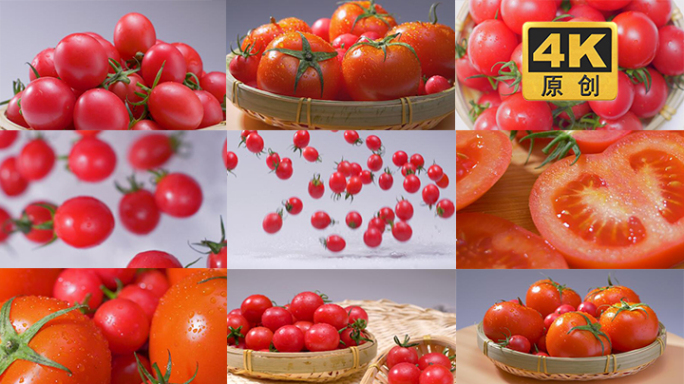 【4K原创】小西红柿番茄圣女果