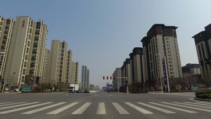 郑州港区道路原素材（4K60帧）