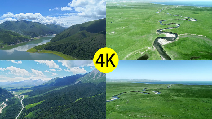 自然风光航拍4K