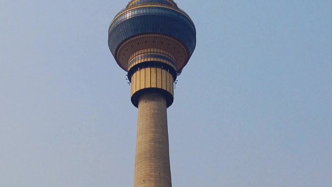 北京中央电视塔实拍素材