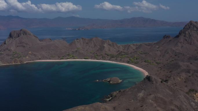 印尼科摩多岛粉红沙滩4K视频
