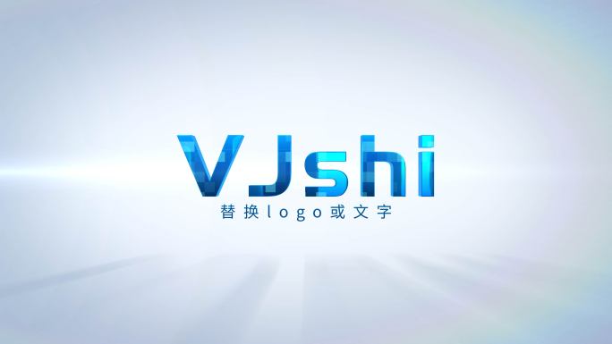 4K简约LOGO文字标题无插件