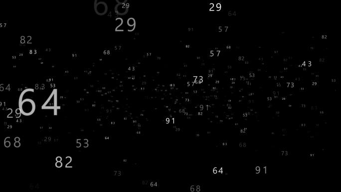 4K科技数字飞入（透明通道）