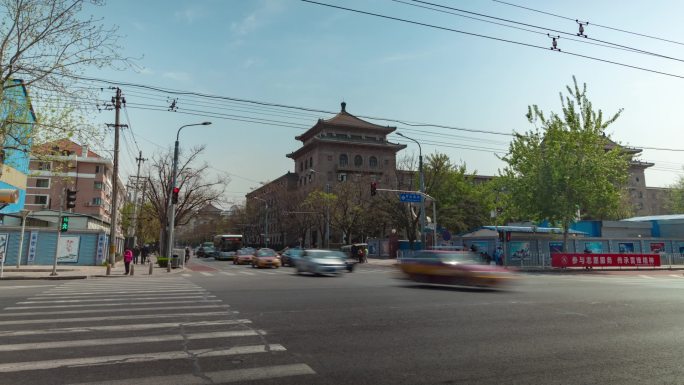 北京月坛街道延时高清