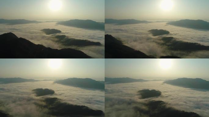 贵州大山早晨云海