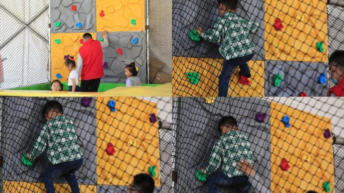 儿童攀岩攀爬儿童游乐攀爬墙