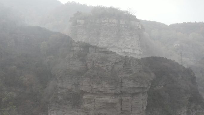 【4K航拍】太行山大峡谷石板岩镇高家台村