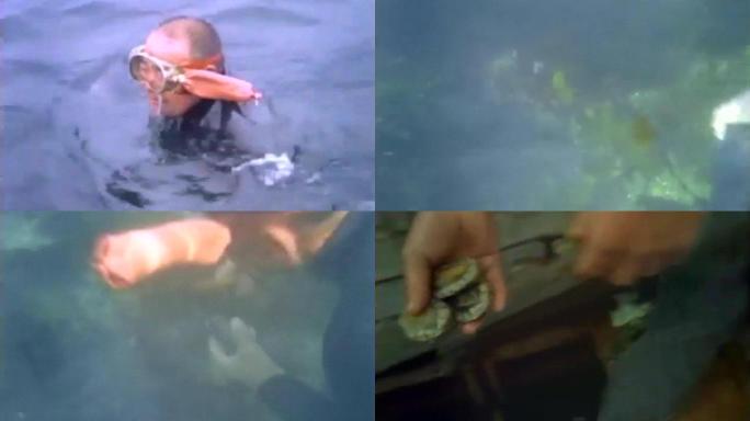 渤海潜水员科学培育养殖鲍鱼