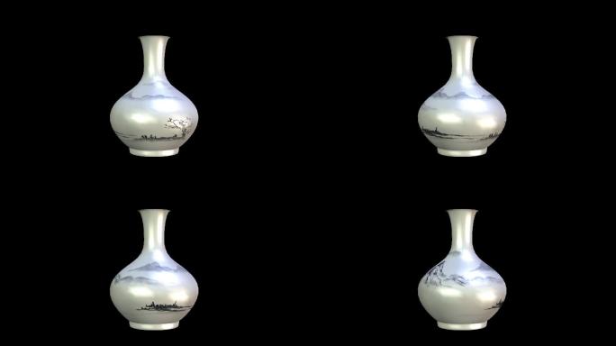 旋转的花瓶透明素材4