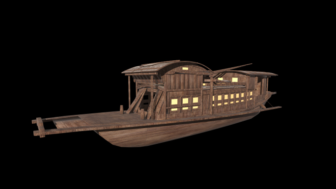 红船E3D模型