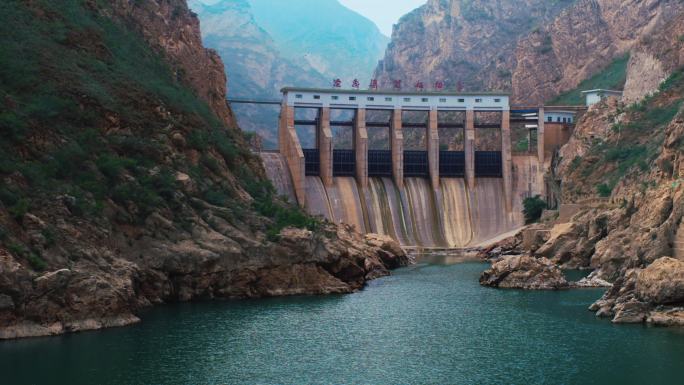 陕西泾河通惠渠枢纽通惠渠水坝大坝水库泾惠