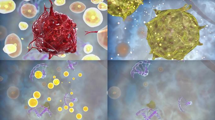 分解摧毁肿瘤细胞基因