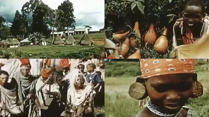 非洲大草原乌干达班图人尼罗人