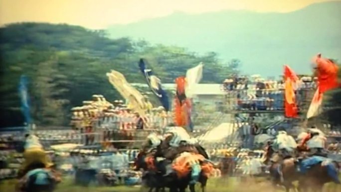 日本群众居民浪人赛马服装