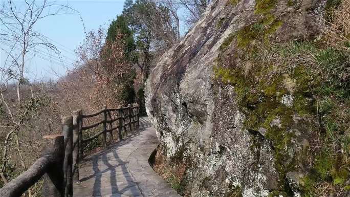 景区山体石头地质