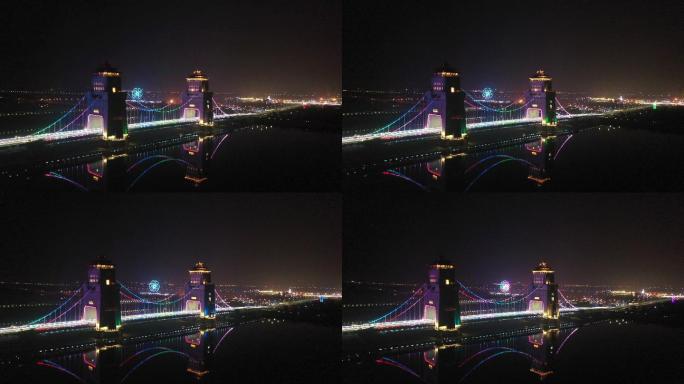 扬州夜晚大景（万福大桥）