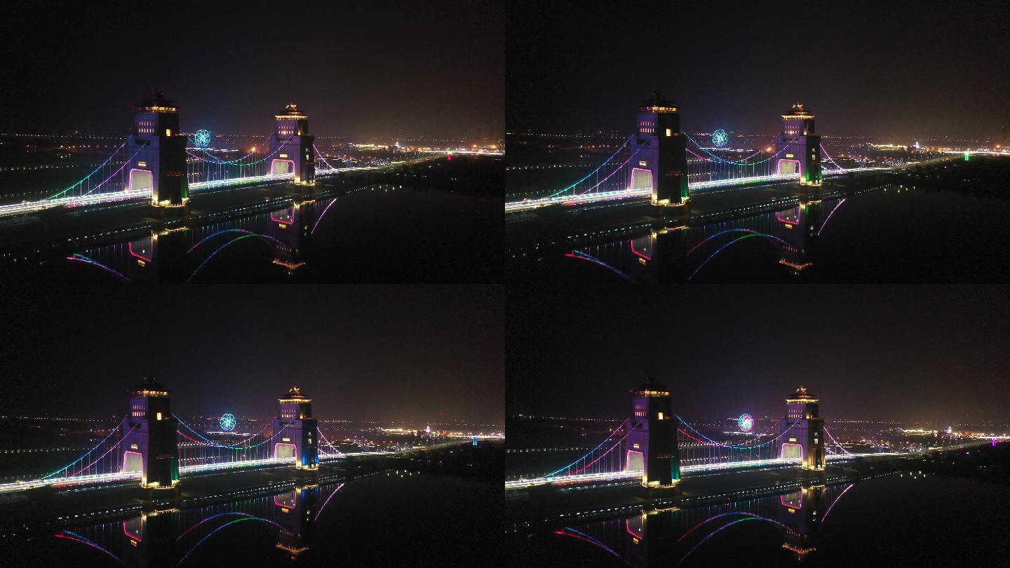 扬州夜晚大景（万福大桥）