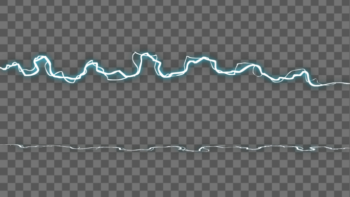 闪电特效素材【透明通道】