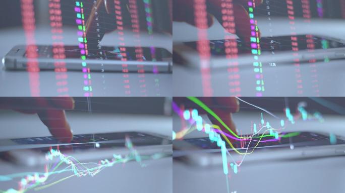 【原创】商务金融证券股票经纪股价屏幕变化
