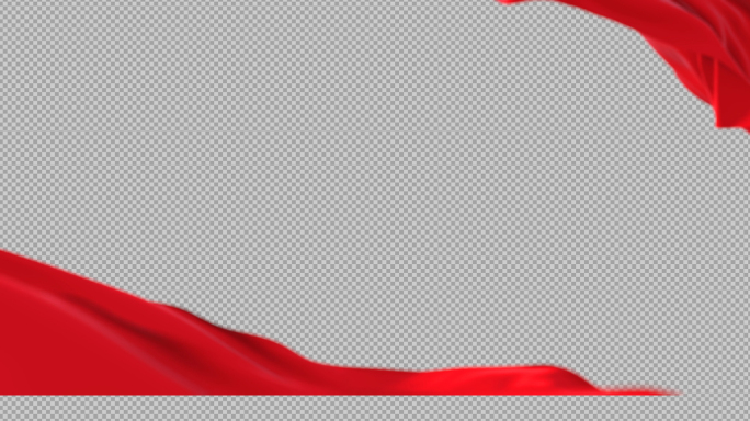 绸带边框+透明循环